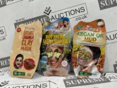 TRADE LOT 960 X BRAND NEW 10ML 7TH HEAVEN FACE MASKS RRP £8-9 EACH (SCENTS MAY VARY) (LOC: 45.19-
