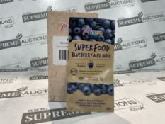 192 X BRAND NEW 7TH HEAVEN SUPERFOOD BLUEBERRY MUD MASKS 10G RRP £8 EACH (LOC: 46.8-AA4325 - 1P)