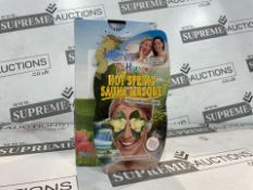 192 X BRAND NEW 7TH HEAVEN HOT SPRING SAUNA MASQUES WITH VOLCANIC MINERALS RRP £8 EACH (LOC: 42.14-