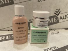 10 X BRAND NEW DARPHIN PARIS 2 PIECE GIFT SETS INCLUDING IDEAL RESOURCE 7 CAPSULES AND INTRAL 25ML