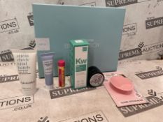 8 X BRAND NEW LOOK FANTASTIC 6 PIECE BEAUTY SETS INCLUDING THIS WORKS, KW, BURTS BEES ETC (LOC: 43.