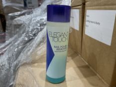 60 X BRAND NEW 200ML ELEGANT TOOUCH MOSITURE BALANCE NAIL POLISH REMOVER (LOC: 25.16-AA3888 - 1P)