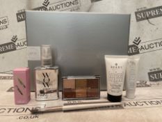 5 X 6 PIECE LOOK FANTASTIC SILVER BEAUTY BOX GIFT SETS INCLUDING REVOLUTION, AVANT, WOW ETC (LOC: