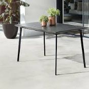 BRAND NEW Keter Metalea Plastic Grey Rectangular Dining table RRP £240. The classic, romantic