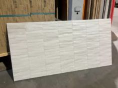 TRADE PALLET TO CONTAIN 40x BRAND NEEW PACKS OF PRESTON BEIGE DÉCOR TILES 30 X 60CM (8 PER PACK