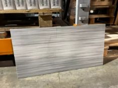 TRADE PALLET TO CONTAIN 78x BRAND NEW PACKS OF WAVES GRIS GLOSS TILES 30 X 60CM (5 PER PACK GIVING A