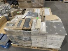 8 X PALLETS OF ASSORTED TILES IN VARIOUS DESIGNS AND SIZES (LOC: GH-AA7383 - 4P)