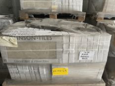 Pallet to contain 40 x packs of 5 Johnson Tiles Ashridge Hazel ASD1A 600mm x 300mm x10mm, 0.9m2