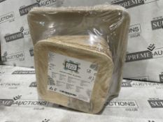 18 X BRAND NEW PACKS OF 48 CHIC LEAF PALM LEAF PLATES SIZES 25.4CM AND 17.8CM RRP £25 EACH (LOC: