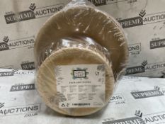 18 X BRAND NEW PACKS OF 48 CHIC LEAF PALM LEAF PLATES SIZES 25.4CM AND 17.8CM DIAMETER RRP £25