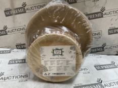 18 X BRAND NEW PACKS OF 48 CHIC LEAF PALM LEAF PLATES SIZES 25.4CM AND 17.8CM DIAMETER RRP £25