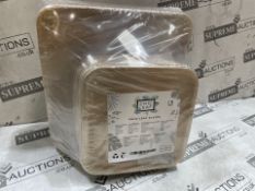 18 X BRAND NEW PACKS OF 48 CHIC LEAF PALM LEAF PLATES SIZES 25.4CM AND 17.8CM RRP £25 EACH (LOC: