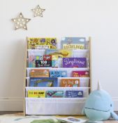 3 X BRAND NEW Humble Crew Children's Shelf, Wooden Toy Organiser Shelf, 9 Fabric Bins, Natura/