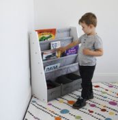 3 X BRAND NEW Humble Crew Children's Bookcase Storage Rack with 4 Tiers, Children's Bookrack,