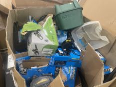 LARGE BOX PALLET TO CONTAIN A QUANTITY OF ASSORTED GOODS FROM A MAJOR DIY SUPPLIER INCLUDING