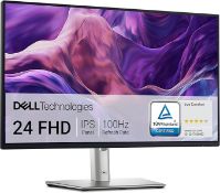 Boxed Dell P2425H 24 Inch Full HD (1920x1080) Monitor, 100Hz, IPS, 5ms, 99% sRGB, USB-C,