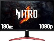 Boxed acer Nitro KG241YS3 24 inch Full HD (1920 x 1080) Gaming Monitor - 180Hz, 4ms, VA Panel,