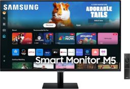 Boxed Samsung LS32DM500EUXXU 32" Full HD HDR10 Smart Monitor with Speakers - 1920x1080, USB, HDMI,