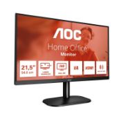 Boxed AOC 22B2H 21.5" VA LED Monitor - Black (LOC: SR9(6.19)-KK5354 - 1LP)