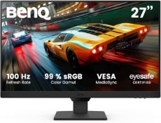 Boxed BenQ GW2790E 27 Inch Eye-care Gaming Monitor, 100Hz, 1920x1080p, IPS, 2X HDMI, DisplayPort,