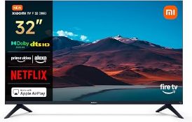 Boxed XIAOMI TV F 32, 32 Inch (81 cm), HD, Smart TV, Fire TV, Dolby Audio™, DTS Virtual:X S Alexa