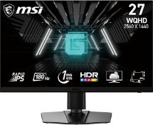 Boxed MSI G272QPF 27" Widescreen IPS LED Black Monitor (2560x1440/1ms/2xHDMI/DisplayPort) (LOC: