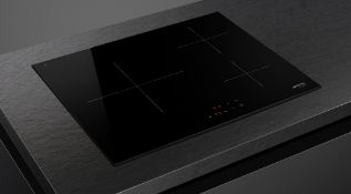 Smeg Induction hob 60 cm, Black color, Glass finish, Universale aesthetic, 60 cm Induction hob