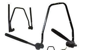 3 x Boxes of Wall Mounted Bike Rack - 2 Bikes, This multi-use, wall mounted bike rack is a great