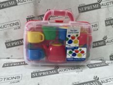 12 X BRAND NEW Peterkin Tea Set in Carry Case, 31 x 26 x 9 cm This portable tea set from Peterkin is