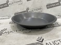 50 X BRAND NEW GREY PIE PLATE (LOC: 20.18-HH2026 - 1P)