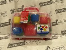12 X BRAND NEW Peterkin Tea Set in Carry Case, 31 x 26 x 9 cm This portable tea set from Peterkin is