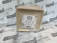 18 X BRAND NEW PACKS OF 50 CHIC LEAF 20.3CM PALM LEAF PLATES RRP £20 EACH (LOC: 22.17-HH2451 - 3P)