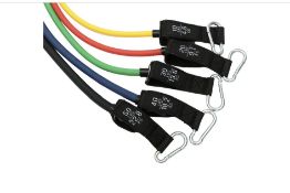 20 x Boxed Mobiclinic, Resistance Bands Set, 5 Different Resistance Levels, Exercise Band, Unisex,
