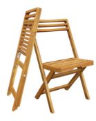 BRAND NEW INTERBUILD Slat Large Chair, Acacia, Golden Teak, 2 pieces per pack Our products are