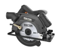 2 X ROKTOR 1200W 165mm Circular Saw 230V, Get straight, accurate cuts every time with this 1200W