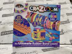10 X BRAND NEW CRAZLOOM ULTIMATE NEON RUBBER BAND SETS (LOC: 41.21-HH2720 - 1P)