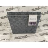8 X BRAND NEW Honey Can Do 2pk Woven Bins, Silver, M Honey-Can-Do 2-piece set of double woven task-