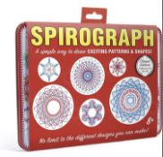 14 x Brand New The Original Spirograph Design Set Retro Tin, Give your art a spin and turn a blank