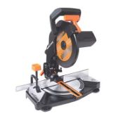 Evolution R210CMS 210mm Electric Single-Bevel Multi material Compound Mitre Saw 220-240V (LOC: SR9.