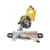 DEWALT DWS773-GB 216mm Electric Single-Bevel Sliding Compound Mitre Saw 240V (LOC: SR9,6.5-