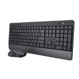 Boxed trust Universal Rf Wireless Keyboard And Mouse, A complete wireless keyboard and mouse combo