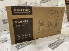 4 X ROKTOR 650W 2mm Electric Planer 230V, Get a smooth, professional finish on your woodworking