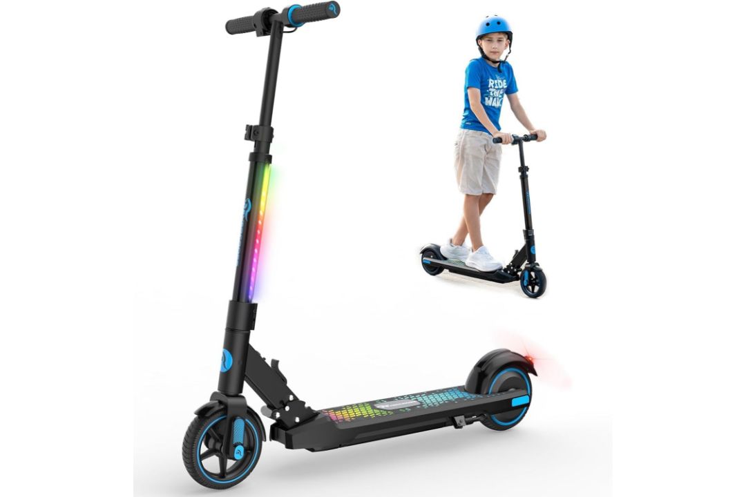 BOXED EVERCROSS EV06C Electric Scooter, 6.5'' Foldable Electric Scooters for Kids Ages 6-12, Up to