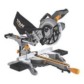 Titan TTB1363MSW 210mm Electric Single-Bevel Sliding Mitre Saw 220-240V (LOC: SR9,3.11-RR3114 -
