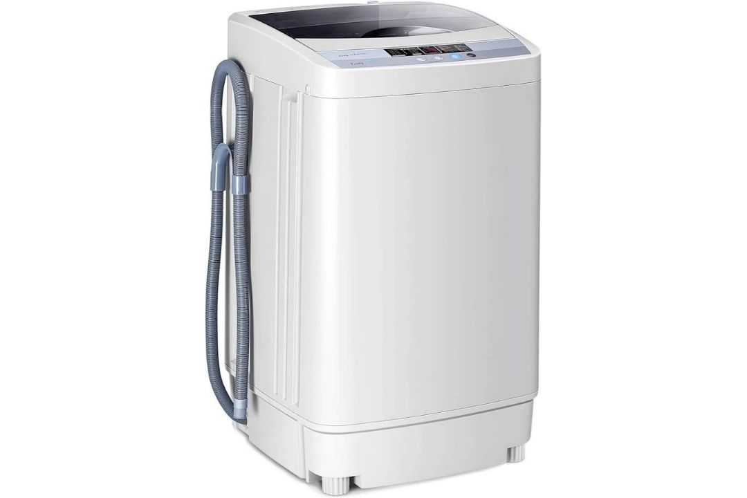 Boxed Costway Portable Washing Machine with 8 Water Levels and 10 Washing Programs (LOC: SR7.1.6-