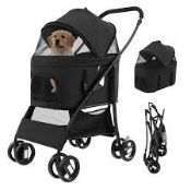 Boxed COSTWAY 3 in 1 Pet Stroller, Folding Dog Strollers (LOC: SR7.2.3-QA4479 - 1LP)