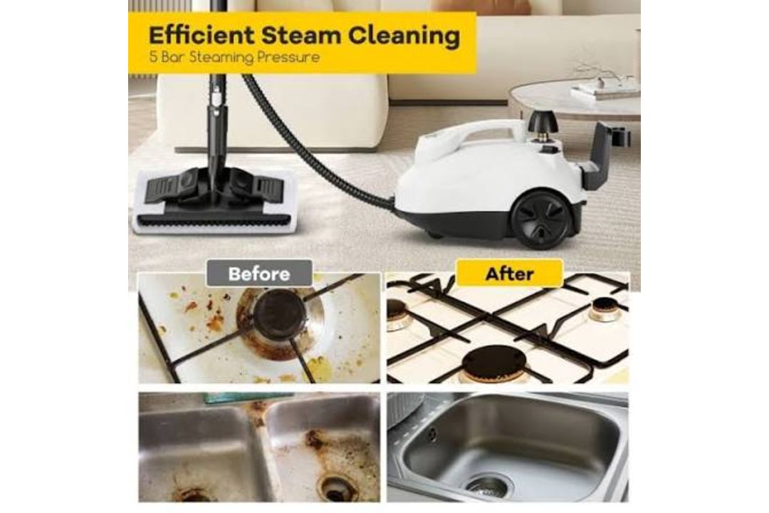 Boxed 1.8L Steam Cleaner 2000W (LOC: SR7.2.6-QA4549 - 1P)