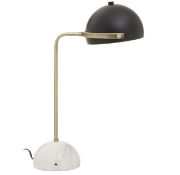 Orsina Murdoch Brass Finish Table Lamp with Marble Base RRP £139 This table lamp has a sleek iron