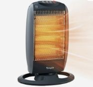 Totopia 1200W Space Heater, Halogen Heating Element, 3 Heat Settings, Adjustable Thermostat,