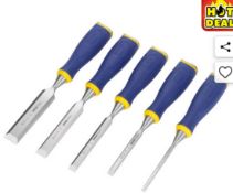Irwin Marples MS500 5 Piece All-Purpose Chisels Set in Wallet RRP £37. The hardened and tempered